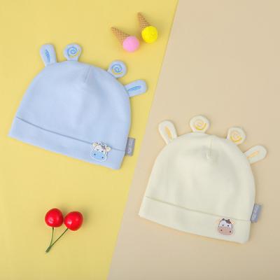 China Windproof Baby Fetus Full Moon Dome Cap Hat Newborn Casual Hearing Protection for sale