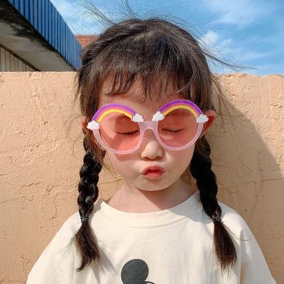 China 2022 High Quality Popular Fashion Sunglasses Ebay Rainbow Uv400 Baby Girl Glass Kids Plastic Sunglasses For Kids for sale