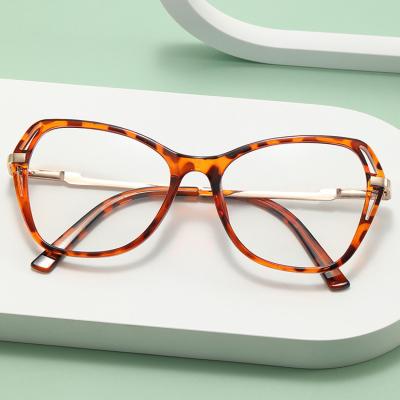 China For Reading Glasses Fashion Optical Spectacle Glasses Frames For Women Custom Logo Computer Blue Light Blocking Glasses for sale