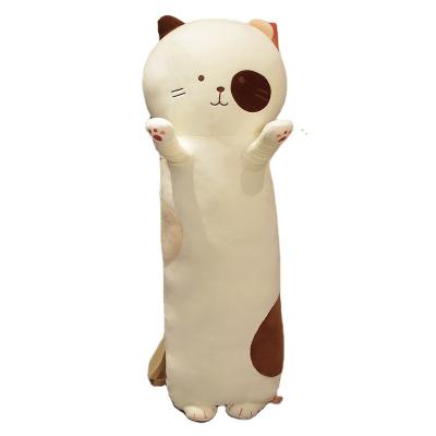 China Super Soft Plush Sleeping Pillow Gift for Kids Girl Cat Pillow Plush Toy Long Cute Cat Doll for sale