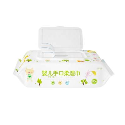 China SKIN CARE factory direct sales baby hand and mouth wet wipes disposable wet wipes for baby for sale