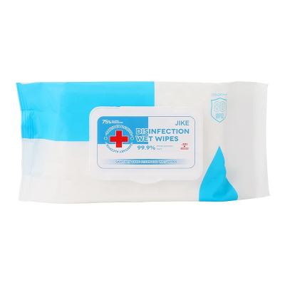 China Disinfection 80 PCS Disinfection Wet Wipes OEM Factory Price Acceptable Wholesale Disposable Cleaning Disinfection for sale