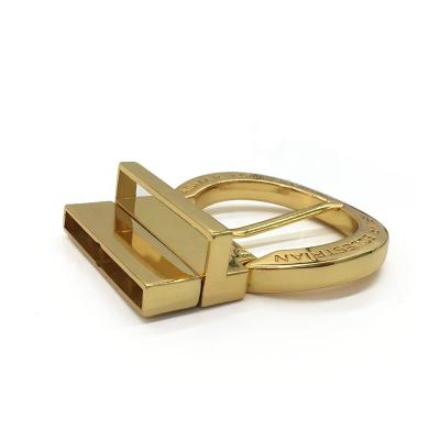 China Fashionable alloy metal buckle, unisex belt buckles, customized belt buckles in gold or chrome color for sale