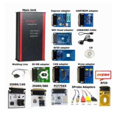 China For Most Cars Iprog+ V86 Pro With 12 Adapters IMMO Programmer Support Resets Till Year 2019 Replace Carprog/tango/Digiprog for sale