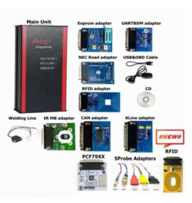 China For Most Pro 2019 V87 Full ECU Key Programmer Iprog Cars IPROG + Eeprom IMMO Car Radio Reset Dashboard KM PK DIGIPROG 3 Carprog for sale