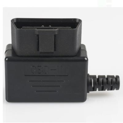 China OBD2 Male Connector 16pin 90 Degree J1962m Right Angle Plug With Screwless Price Enclosure YS-AR90B for sale