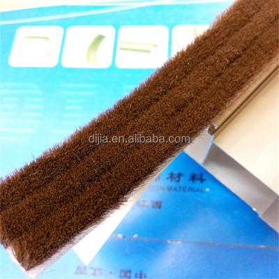 China 6.8*6 Aluminum door window pile weather strips/7*6 door window wool pile strips for sale