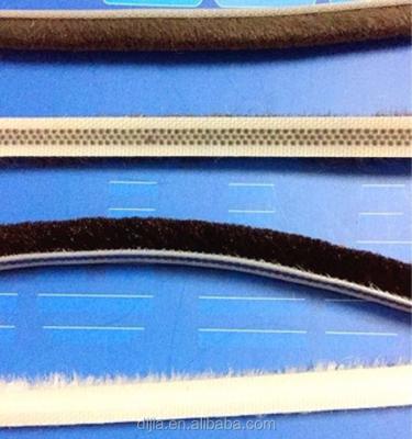 China Use brush pile accessory sealing strip for window and door sealing and soundproof roller shutter DJ676 for sale