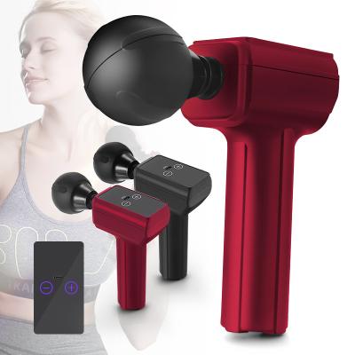 China Mini Handheld Body Massage Gun Deep Vibration Muscle Fascia Gun Muscle Fascia Gun for sale