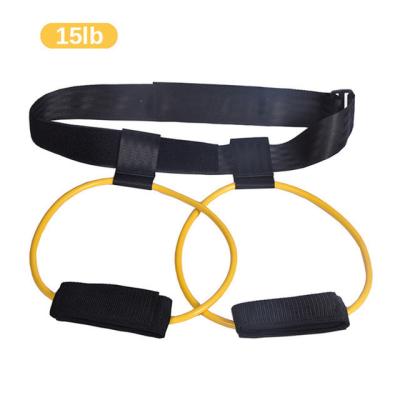 China Fitness 15LB Leg Exerciser Training Booty Hold Belt Resistance Bands for sale