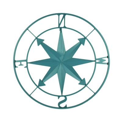 China Custom Size and Color Oniya Star Compass Art Wall Hangings Indoor Outdoor Home Decor Metal Art Decor for sale