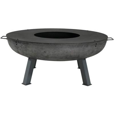 China Outdoor Heater Oniya 40 in Metal Fire Pit Bowl Camping Black Outdoor Cast Iron Wood Burning Fire Pit for sale