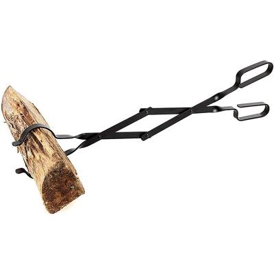 China KD Oniya Wood Fired Log Grabber Fireplace Pliers Oven Tool Grill Camping Fire Pit Tool for sale