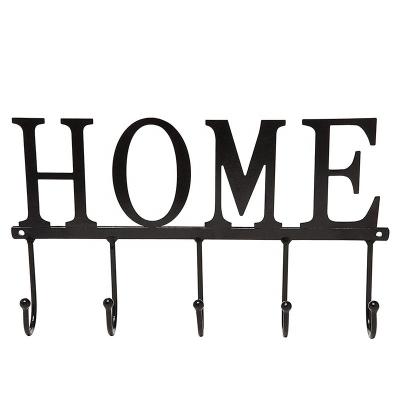 China Sustainable Home Decor Metal Towel Hanger Wall Mounted Coat Hook for sale