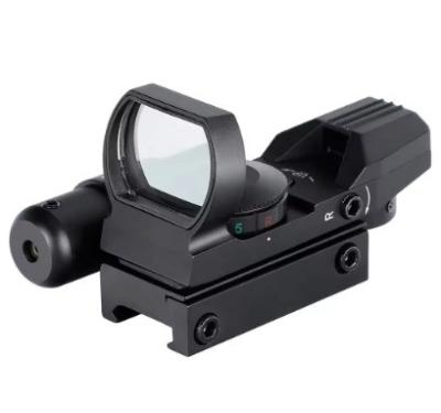 China Aluminium Alloy Red Dot Sight with Red Laser 1x22x33 Red and Green Illumination Combo for sale