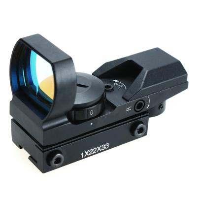 China 1x22x33 Red Green Dot 4 Reticle Reflex Sight Improve Your Shooting Accuracy and Speed for sale