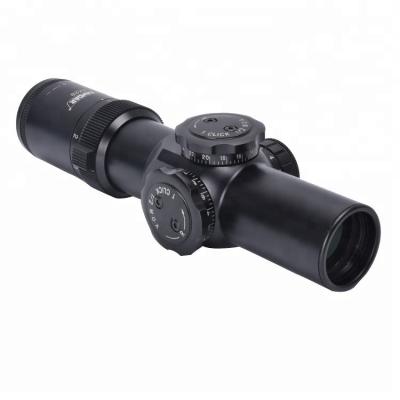 中国 35mm Tube Short FFP Scope 赤い/緑色の照明と技術ポータビリティ 1-6X28IRF 販売のため