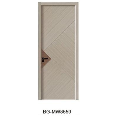 China High Quality Favorable Melamine Material Wooden Door Decoration Price Interior Room Door for sale