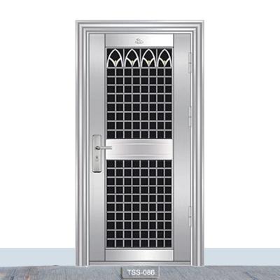 China Hot Sales Magnetic Stainless Steel Condom Security Door Very Nice Steel Screen Door For House/Apartment for sale