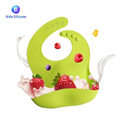 China Wholesale BPA Free Baby Bibs Silicone BPA Free Washable Customized Disposable Bib For Baby Drinking for sale