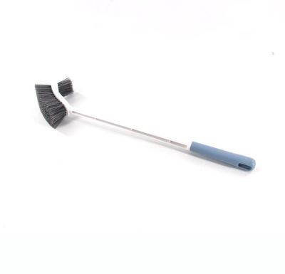 China Durable Comfort Grip Handle Cleaning Brush, Toilet Brush With Rim Under Lip Brush for sale