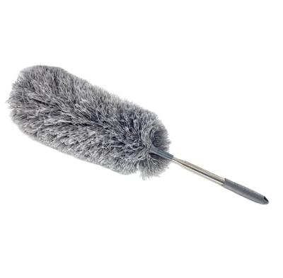 China Classic Home Clean Car PP Feather Telescopic Microfiber Duster Car Duster Fan Cleaning Cloth for sale