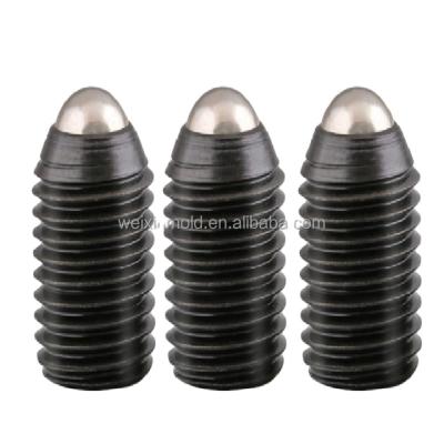 China SUS304 or S45C Stainless and Black Hexagon Round Ball Spring Plungers for sale