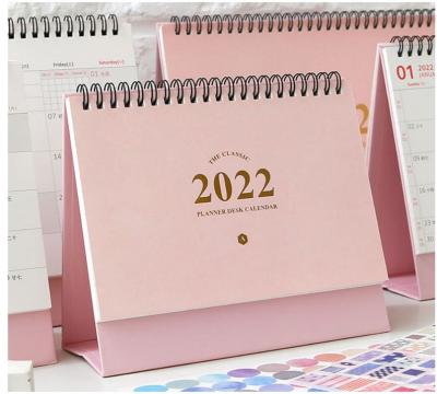 China Table calendar 365 day printing custom advent desk table calendar 2022 for kids for sale