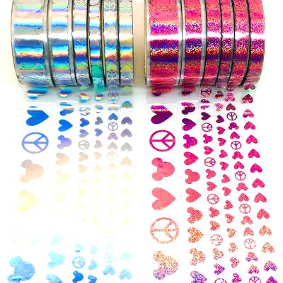 China Waterproof Perforated Clear Washi Tapes Overlay Custom Printing Foil Wholesale for sale