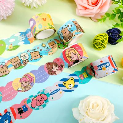 China Low price waterproof custom shape factory japanese washi paper die cut tape for sale