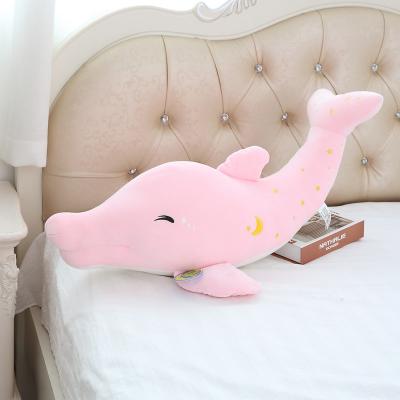 China Eco-Friendly Sea Animal Stuffed Toy Super Soft Dolphin Plush Decoration Pillow Doll For Sleeping for sale