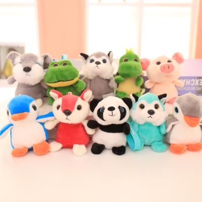 China Birthday Gift Valentines Plush Toys With Bag Plush Toy Key Chain for sale