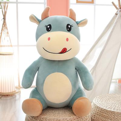 China Custom Environmental Wholesale Custom Stuffed Cow Tumbler Plush Toys Tumbler Plush Toys for sale