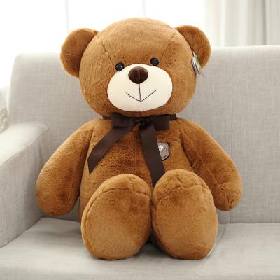 China Wholesale Custom Eco-friendly Stuffed Giant Bear Doll Soft Brown Teddy Bear Plush Toy for sale