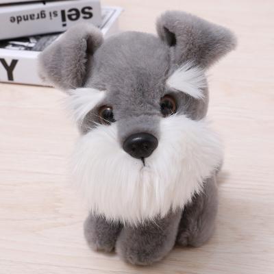 China Factory Eco-friendly Material Design Dog Toy 20cm Realistic Stuffed Animal Cute Doggy Plush Different Breeds for sale