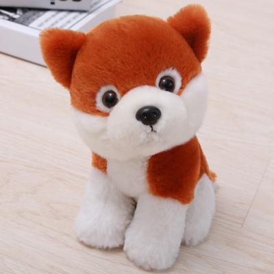 China Plush Toy Maker Eco - Friendly Design Crouched Realistic Plush Dog for sale