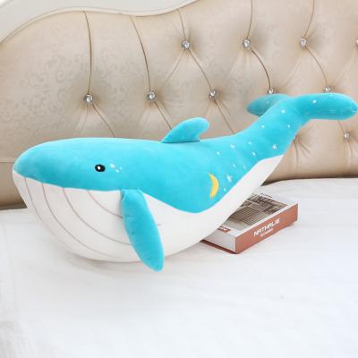 China Marine Animal Toys Whale And Dolphin Stuffed Soft Toy Wholesale Eco-friendly Cartoon Stuffed Pillow for sale