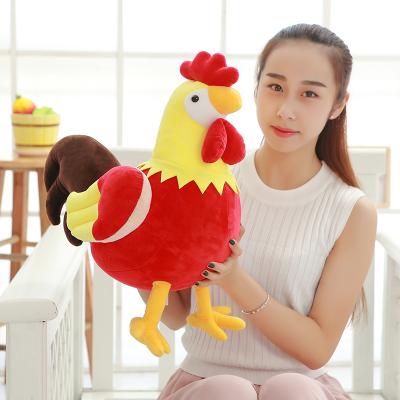 China 2021 Custom Christmas Eco-friendly Stuffed And Colorful Plush Rooster Animals Toys For Kids Gift for sale