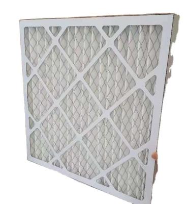 China Hotels Custom Size Cardboard Pleated Filter MERV 13 Pleated Air Filter For HVAC System for sale