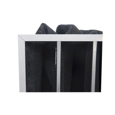 China Hotels Activated Carbon Bag Air Filter G4 Pocket Carbon Pre Filter For Sale for sale