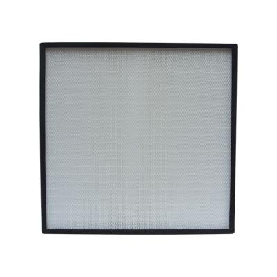 China High Clean Class HEPA Mini Pleat Filter H13-H14-U15 Air Filter For HVAC System And Lab for sale