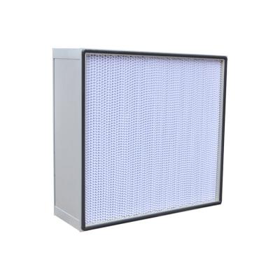 China Hotels Performance Micro Air Filter China MFG GI Frame Separator HEPA Filter Fiberglass Media H10/H13/H14 Replacement for sale