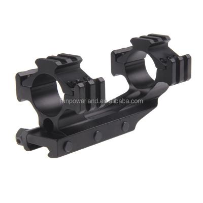 China Funpowerland One Piece Aluminum Alloy Offset 30mm Scope Mount With Picatinny Weaver Base Accessory Rails for sale