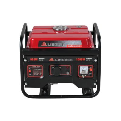 China Small Generator Supply Electric Power LB1500B 1kw Gasoline Generator 156F Engine Recoil Start for sale