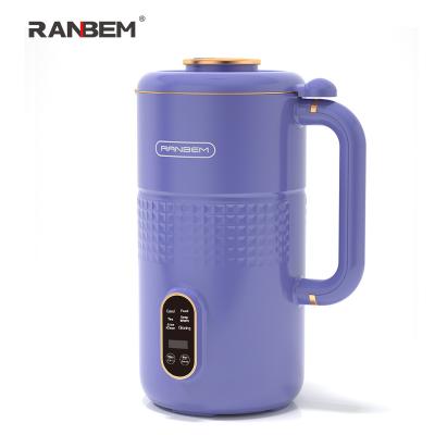 China RANBEM OEM 600ML Soy Milk Soup Maker Multifunctional Self-cleaning Automatic Hot Liquid Machine Mini Soup Maker Electric Blender for sale