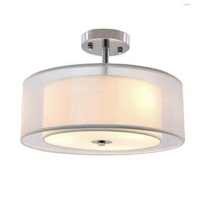 China Scandinavian Semi Flush Mount Ceiling Light , Modern Entrance 3-Light Light Fixture Ceiling Hanging Chandelier for sale