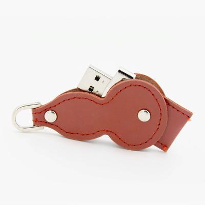 China M-LG22 squash shape usb leather flash drive custom shape for sale