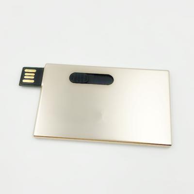 China M-MP10 Metal Card USB Flash Drive Sliding Custom Shape for sale