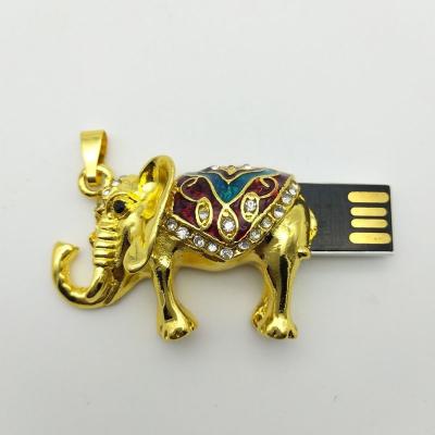 China M-ZB68 Elephant Shape Jewelry USB Flash Drive Custom Shape for sale