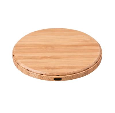 China M-WXM03 Mini Mobile Phone Wooden Wireless Charger Portable Wireless Charger for sale